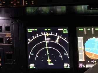 Navigation Display en A320 Cockpit