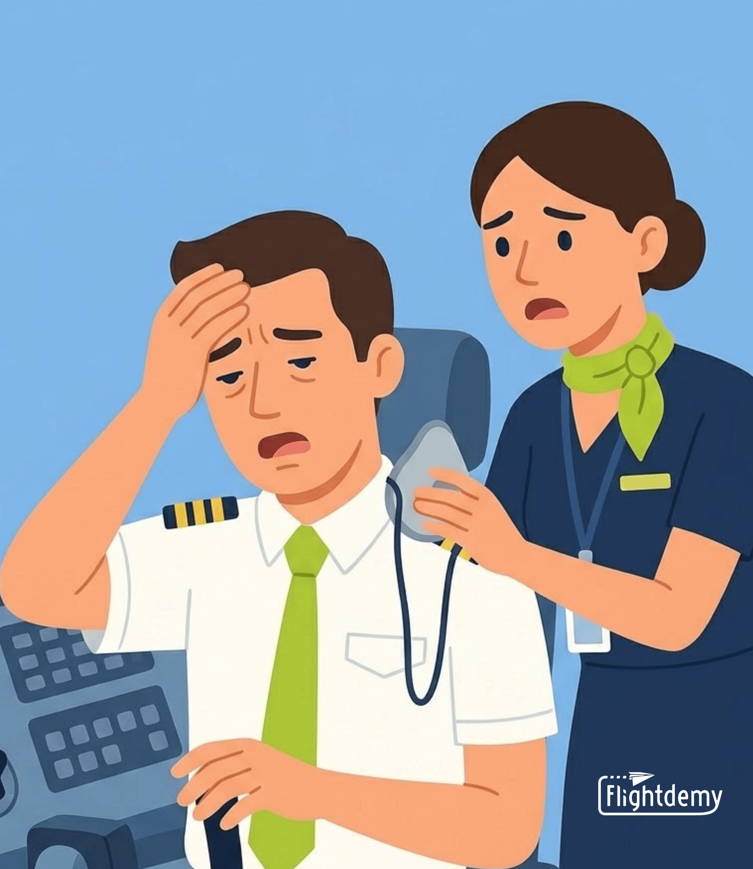 Síntomas de hipoxia en pilotos